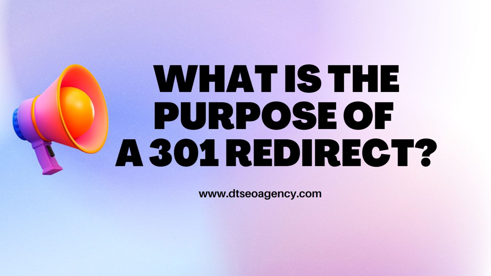 What is the purpose of a 301 redirect?